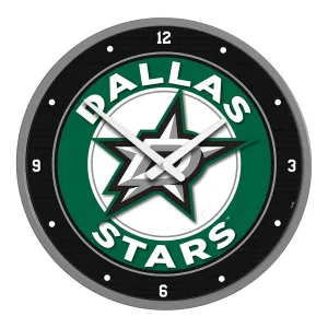 Dallas Stars: Modern Disc Wall Clock