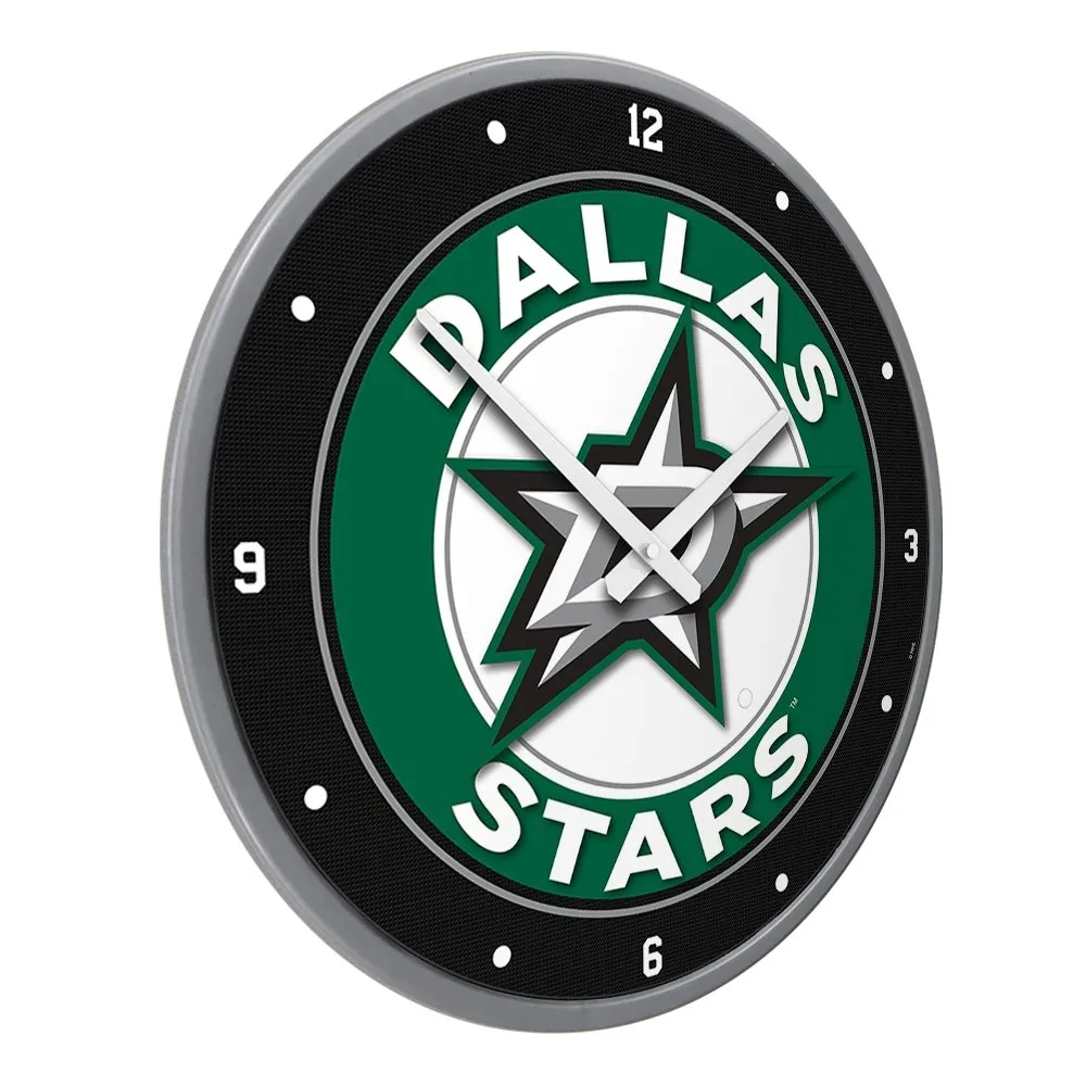 Dallas Stars: Modern Disc Wall Clock