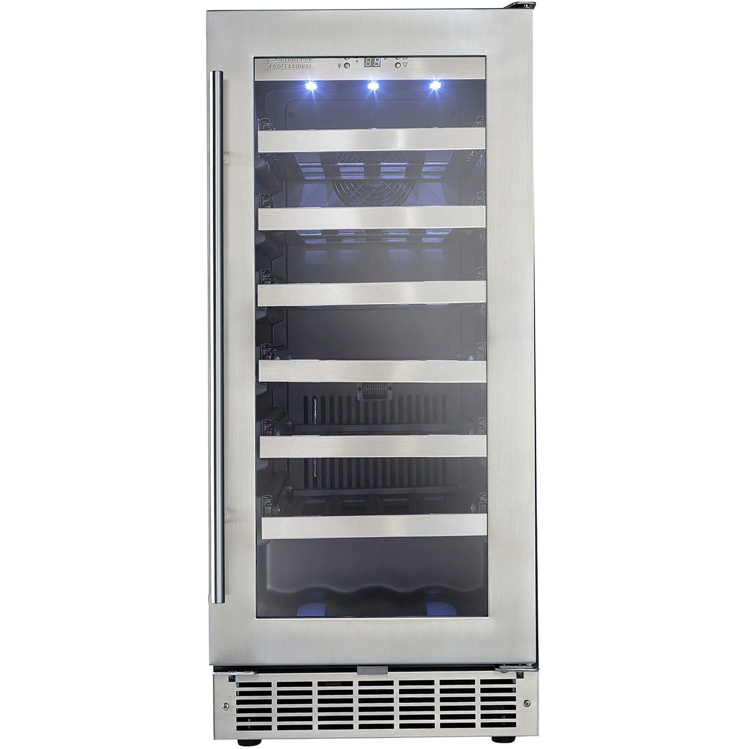 Danby 15" Wide Stainless Steel Built-In Wine Refrigerator DWC031D1BSSPR