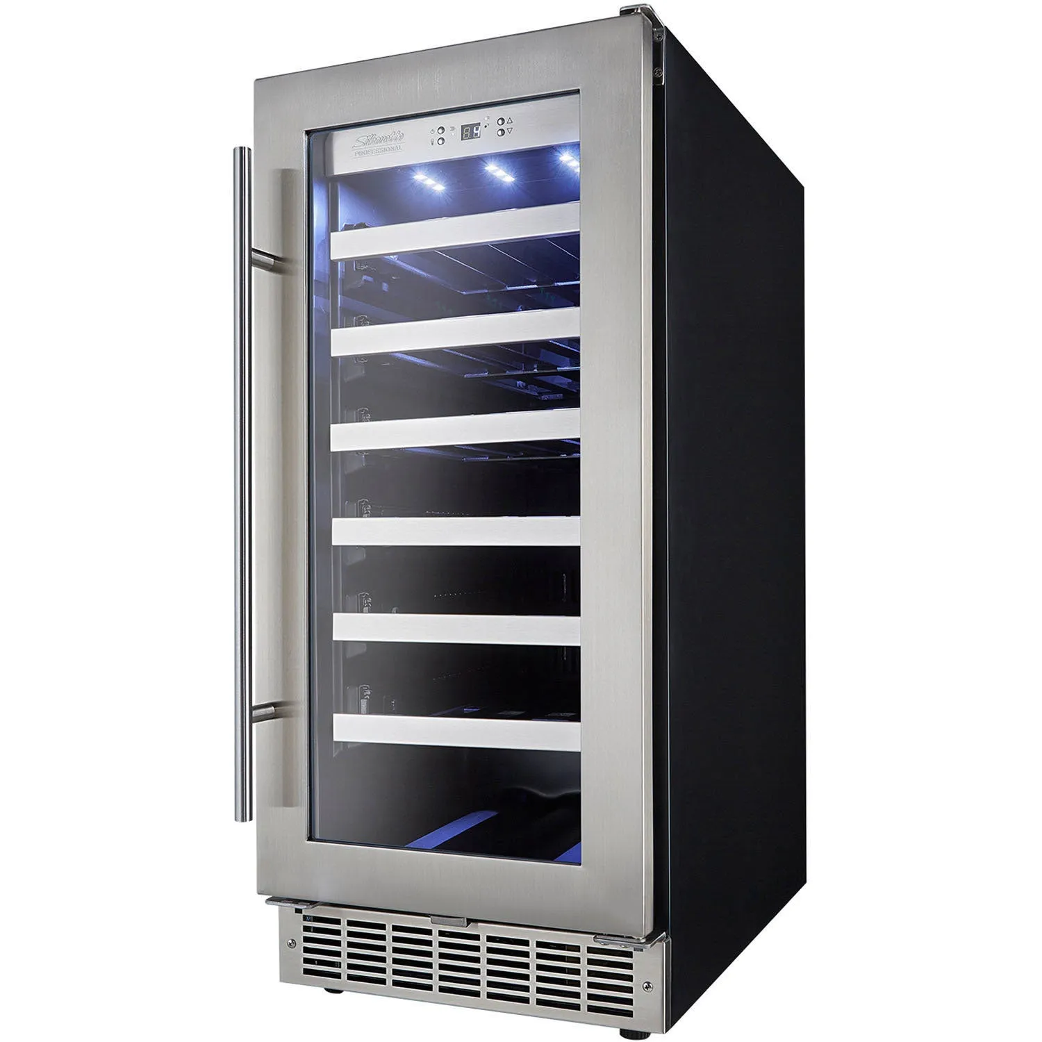 Danby 15" Wide Stainless Steel Built-In Wine Refrigerator DWC031D1BSSPR
