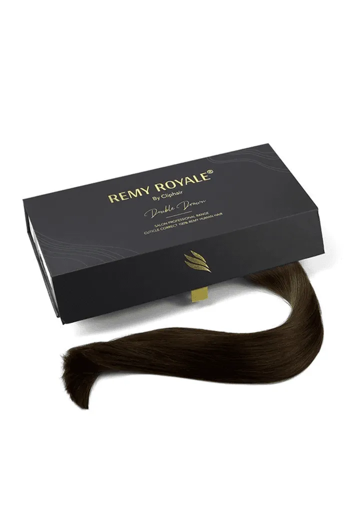 Dark Brown (#3) Nano Ring Hair Extensions