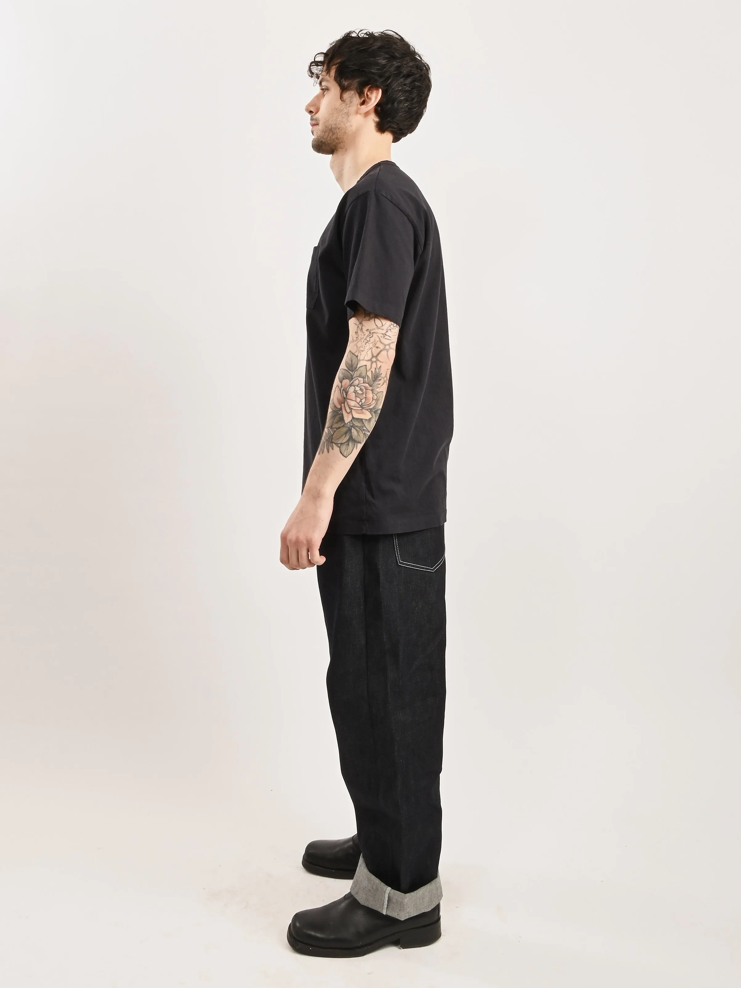 Dark Charcoal Single Pocket Tee