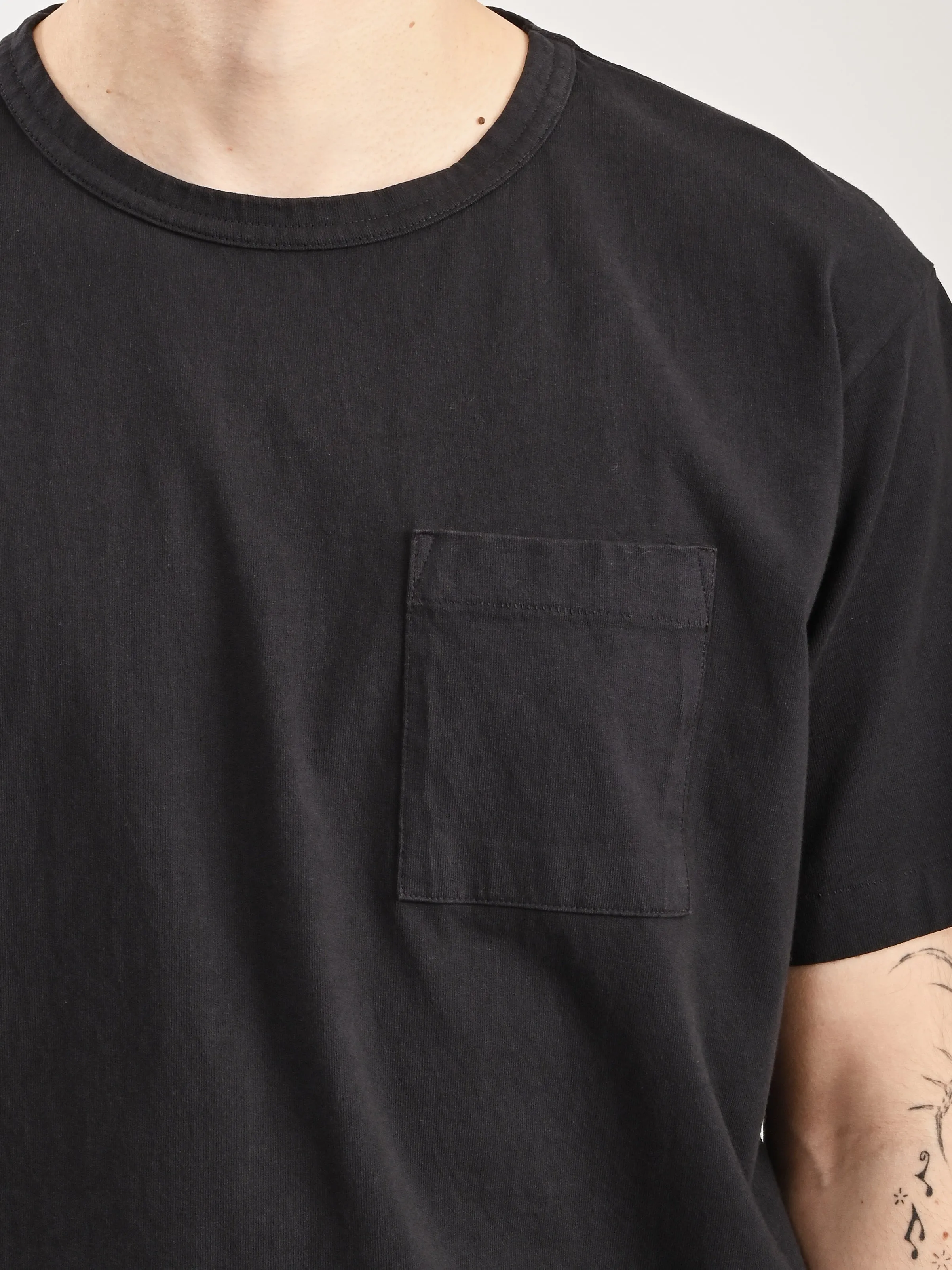 Dark Charcoal Single Pocket Tee