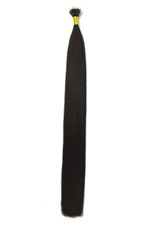 Darkest Brown (#2) Nano Ring Hair Extensions