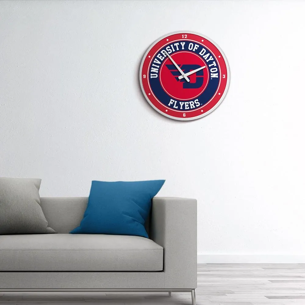 Dayton Flyers: Modern Disc Wall Clock