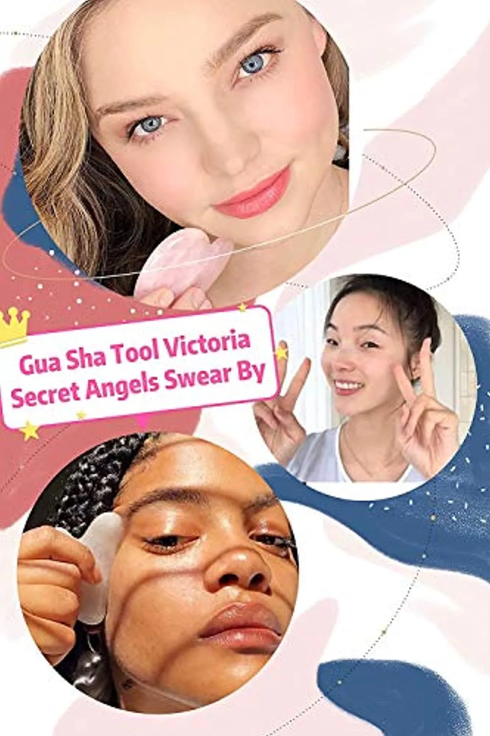 DEAYOKA Rose Quartz Gua Sha Tool - Asian Beauty Secret, for Facial Microcirculation/Removes Toxins/Prevents Wrinkles/Boost Radiance of Complexion - 100% Authentic & Genuine Rose Quartz