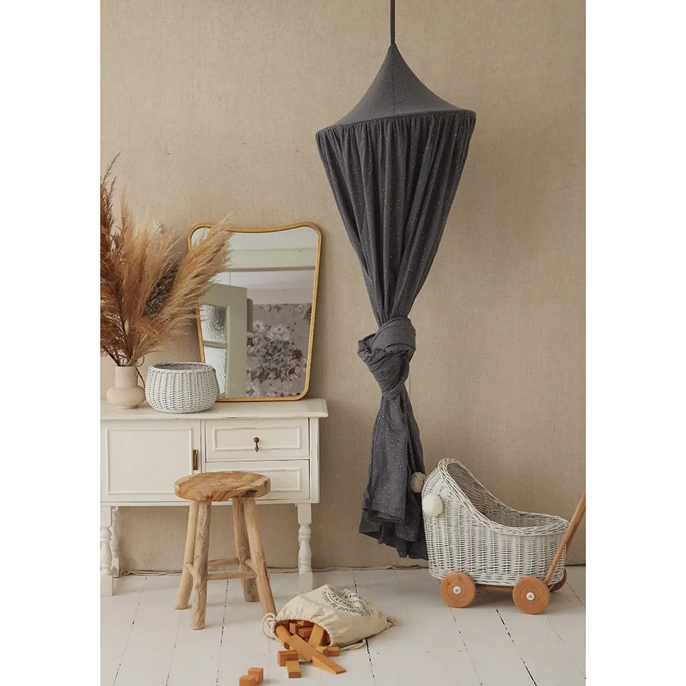 Decorative Canopy - Dark Grey & Gold