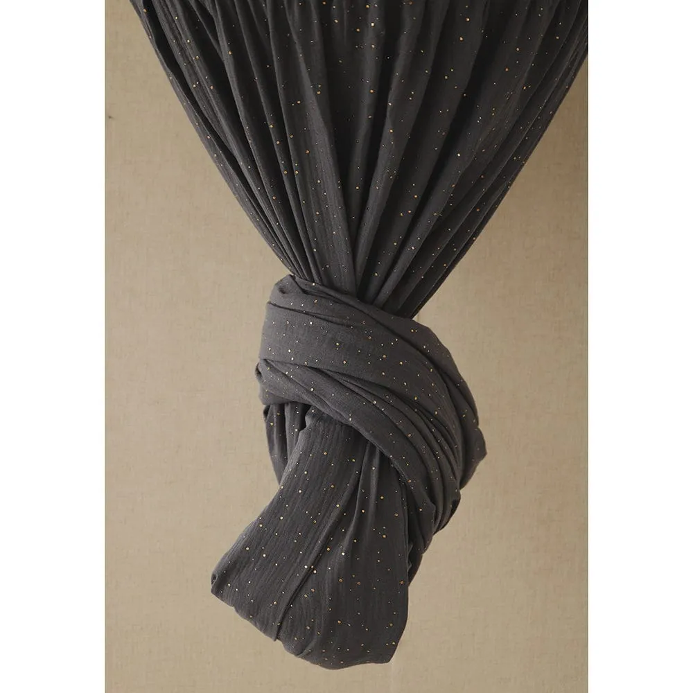Decorative Canopy - Dark Grey & Gold