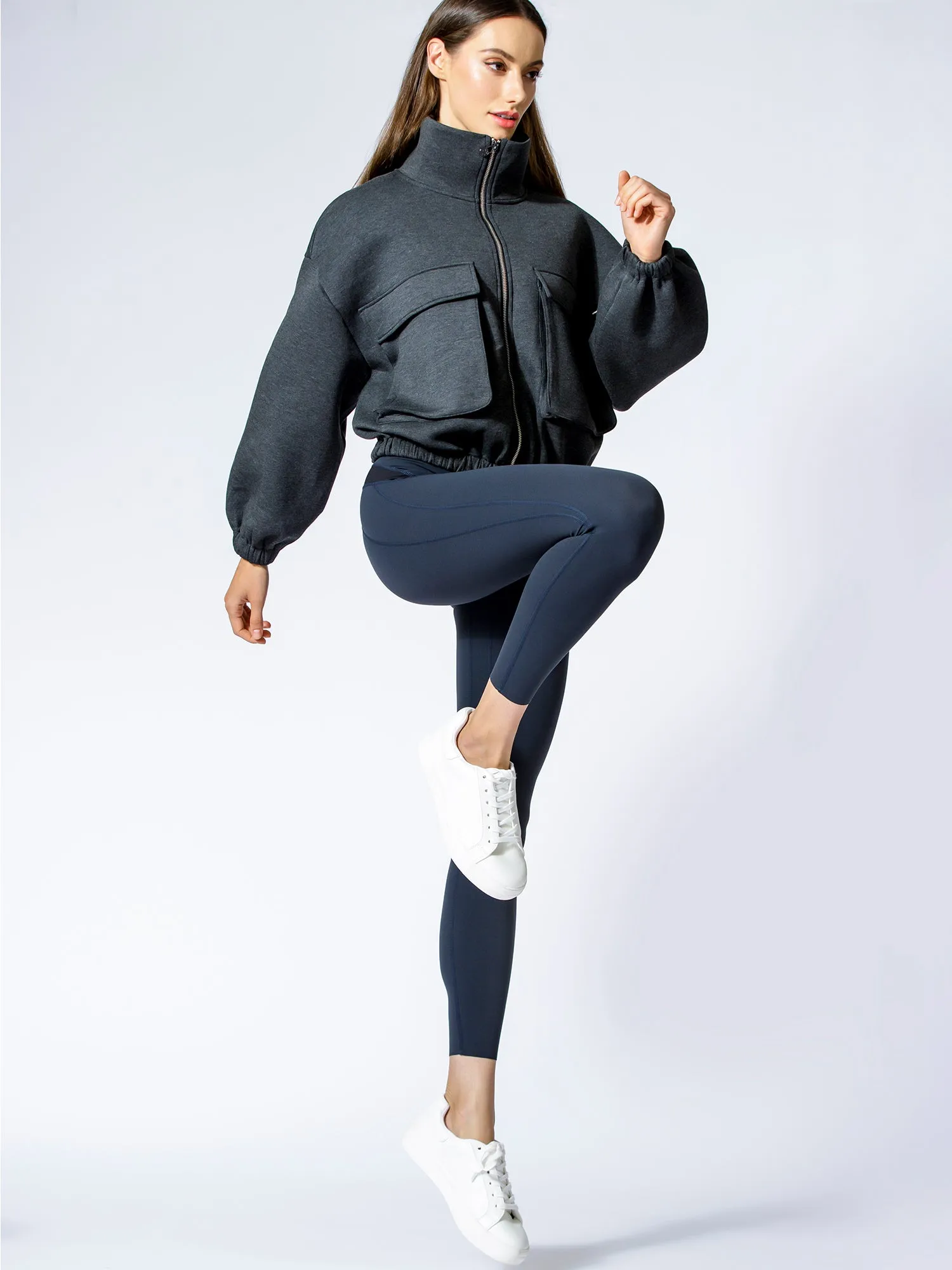 DEEP POCKET JACKET, GREY NEOPPENE