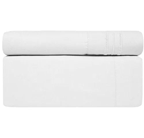 Deep Pocket Soft Microfiber 4-piece Solid Color Bed Sheet Set