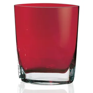 Deep Red Scarlet Begonias Samantha Vase .