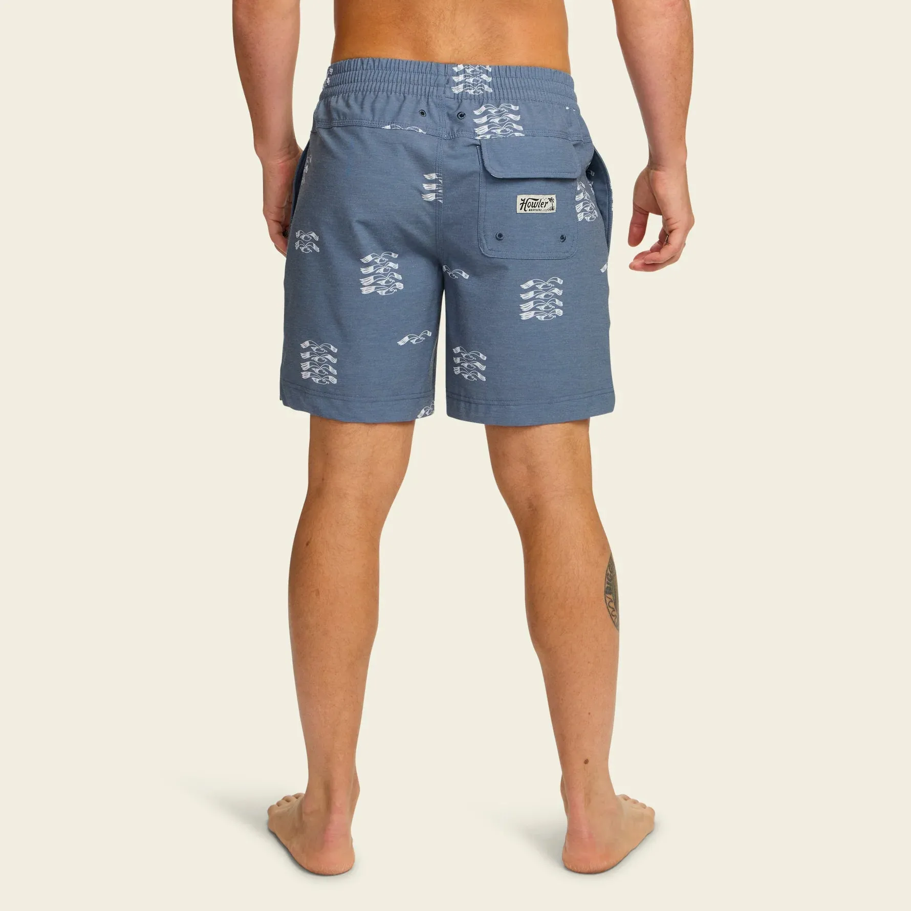 Deep Set Boardshorts : Flocka Seagulls | Howler Bros
