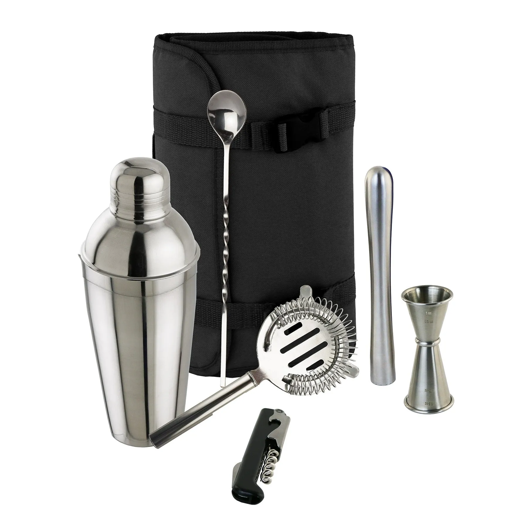 Deluxe Cocktail Roll Up Gift Set