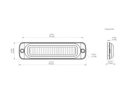 Denali B6 led remlichten met dagrijverlichting voor universeel gebruikt