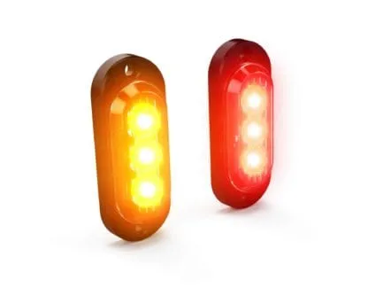 Denali T3 led Switchback kentekenplaat richtingaanwijzers en rood licht