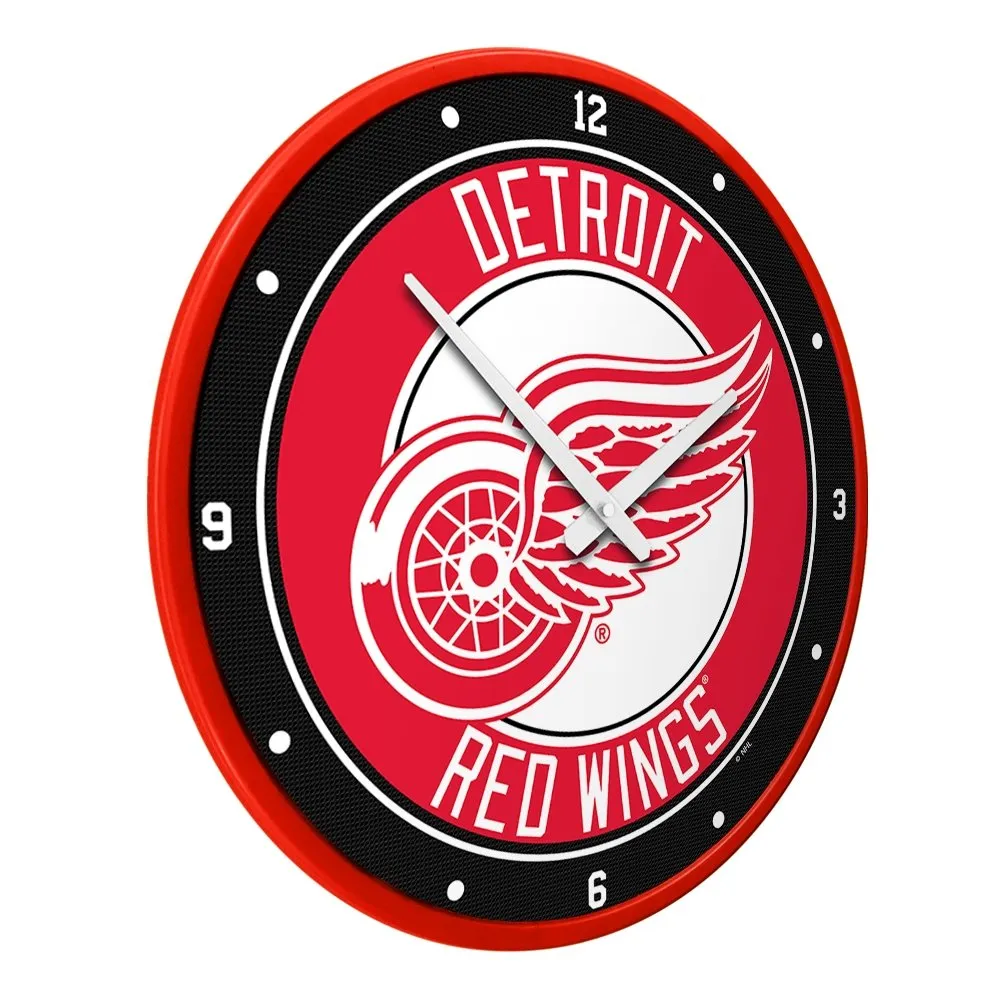 Detroit Red Wings: Modern Disc Wall Clock