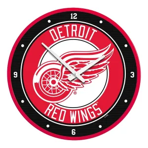Detroit Red Wings: Modern Disc Wall Clock