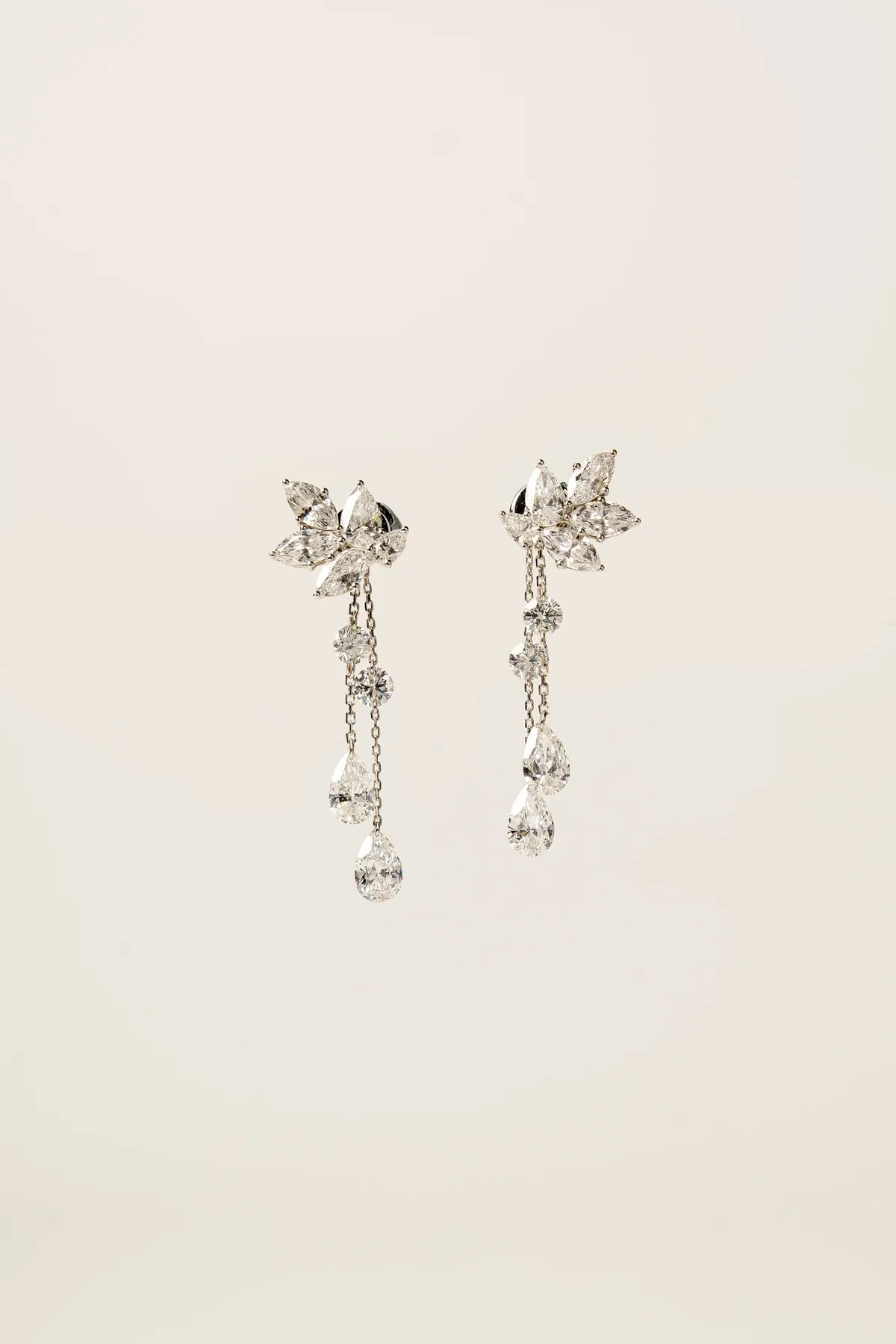 Dew Drop Cluster Earrings