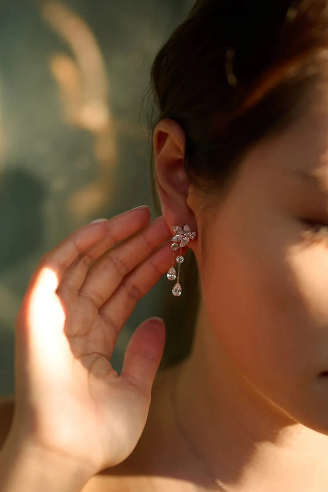 Dew Drop Cluster Earrings