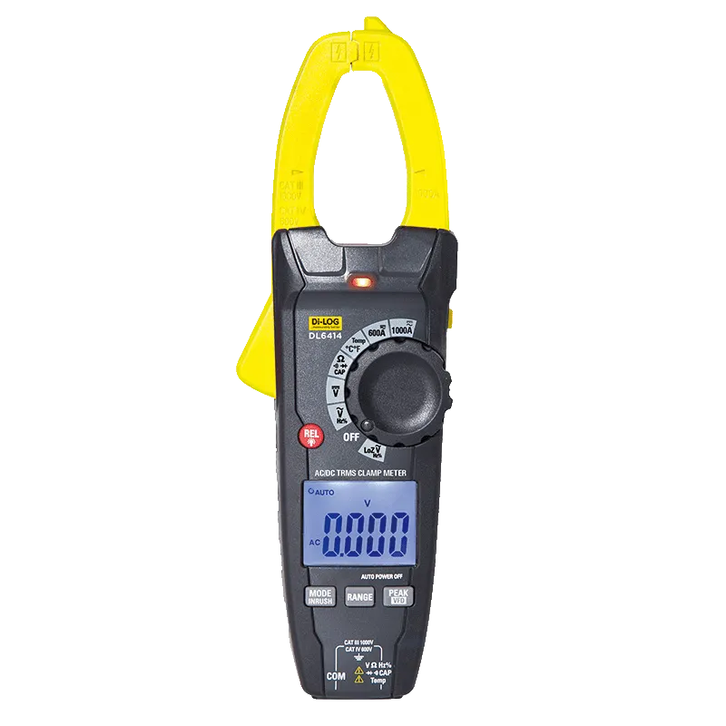 Di-LOG DL6414 1000A AC/DC Digital Clamp Meter with 1000V AC/DC Voltage