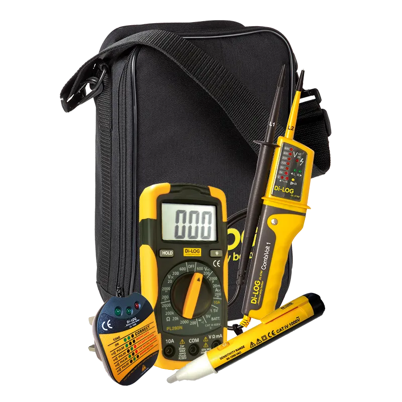 Di-LOG EKB001 Electricians Test Kit Bundle (DL6790, PL280N, DL1090, DL107 & CCDL001)