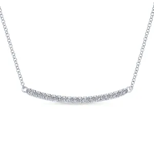 Diamond Bar Necklace