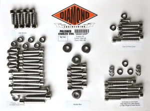 Diamond Engineering DE6512HP OEM-Style Polished Stainless Engine Kit