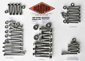 Diamond Engineering DE6513HP OEM-Style Polished Stainless Engine Kit