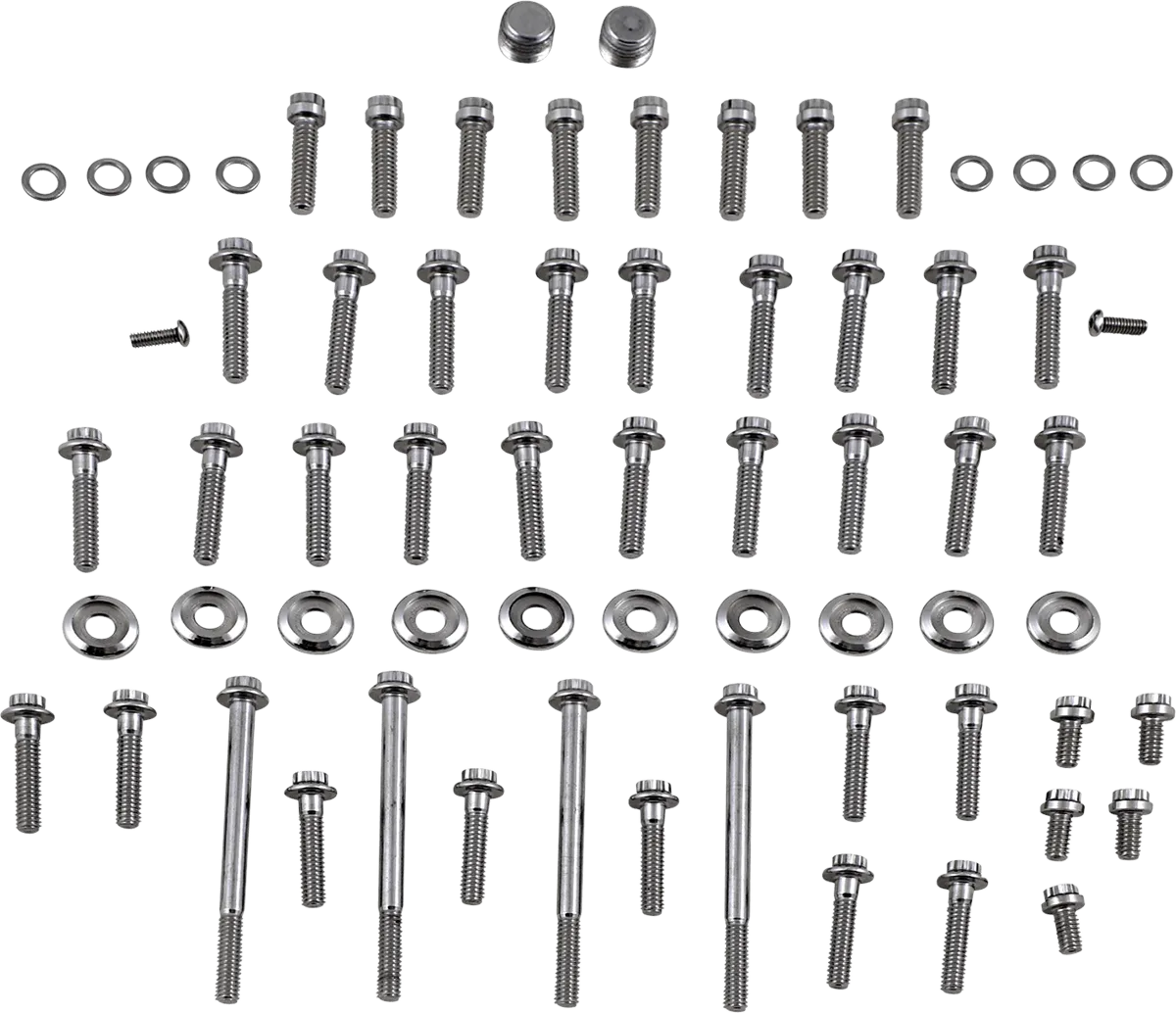 Diamond Engineering PB673S 12-Point Polished Stainless Engine Kit
