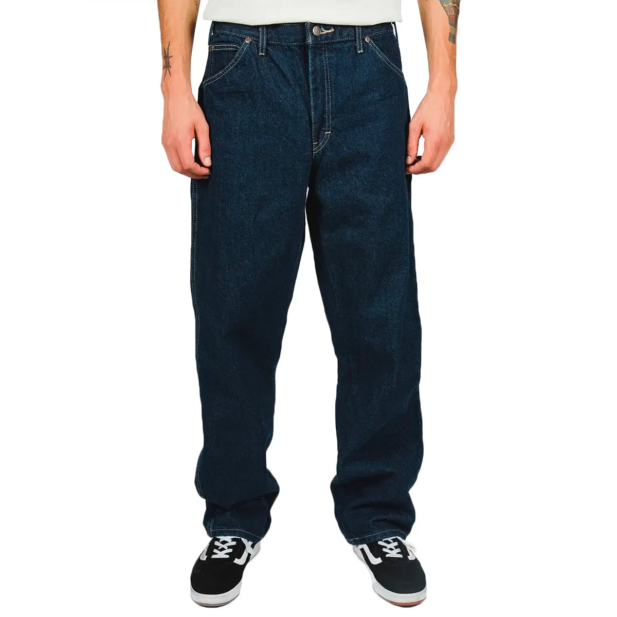 Dickies - 13293 Relaxed Fit Denim Jeans Rinsed Indigo