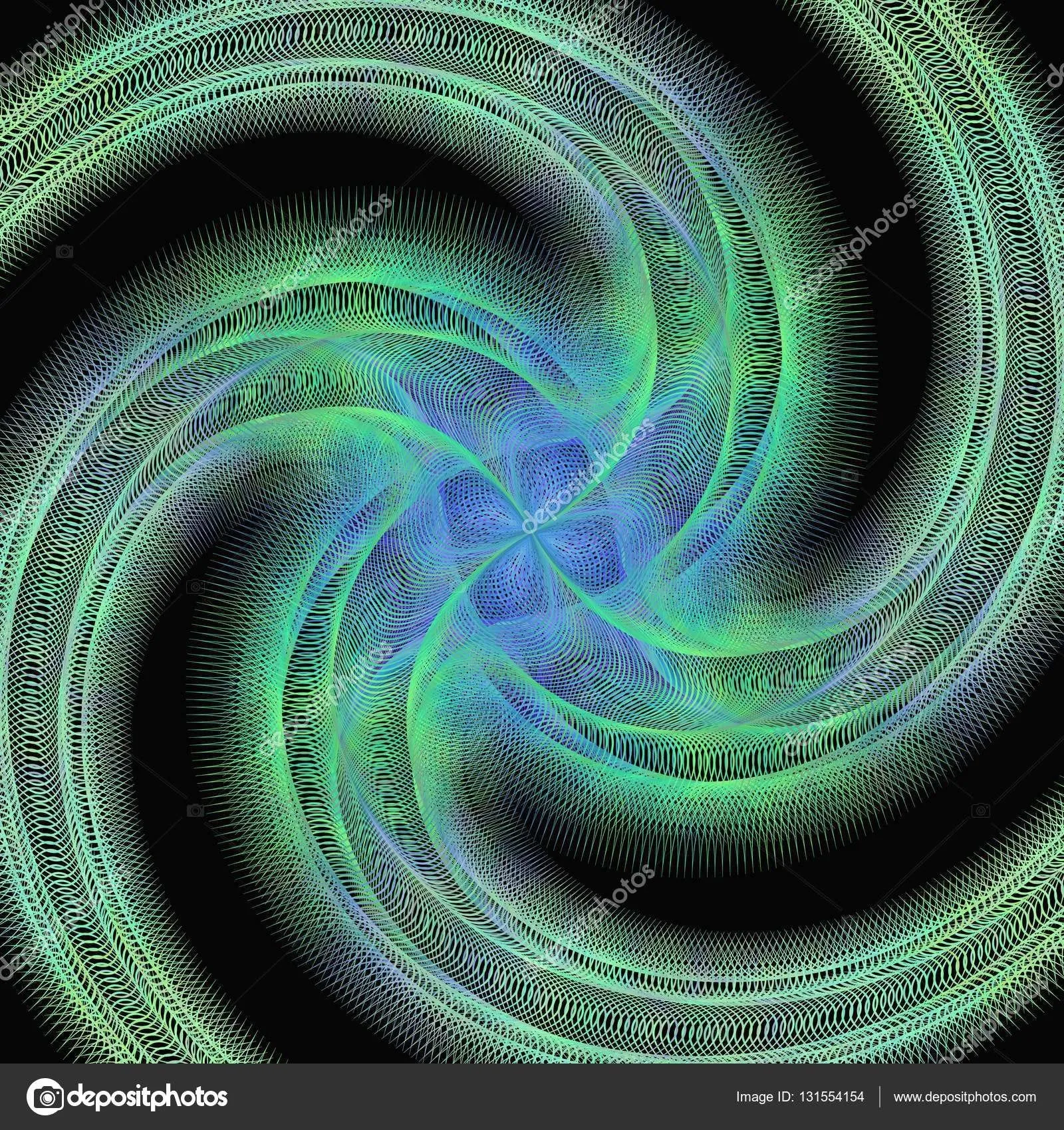 Digital Art Swirl  Backdrop