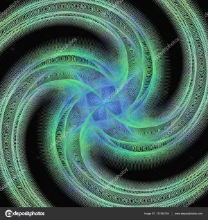 Digital Art Swirl  Backdrop