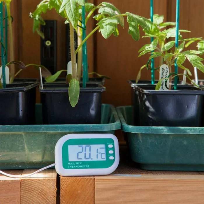 Digital Max/Min Thermometer with Alarm & Twin Sensors