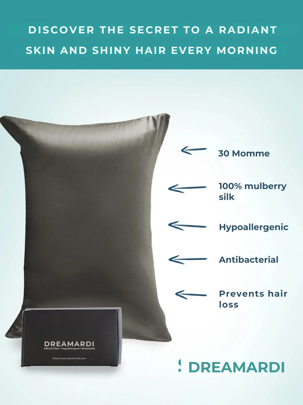 Discreet Hidden Zipper Pillowcase