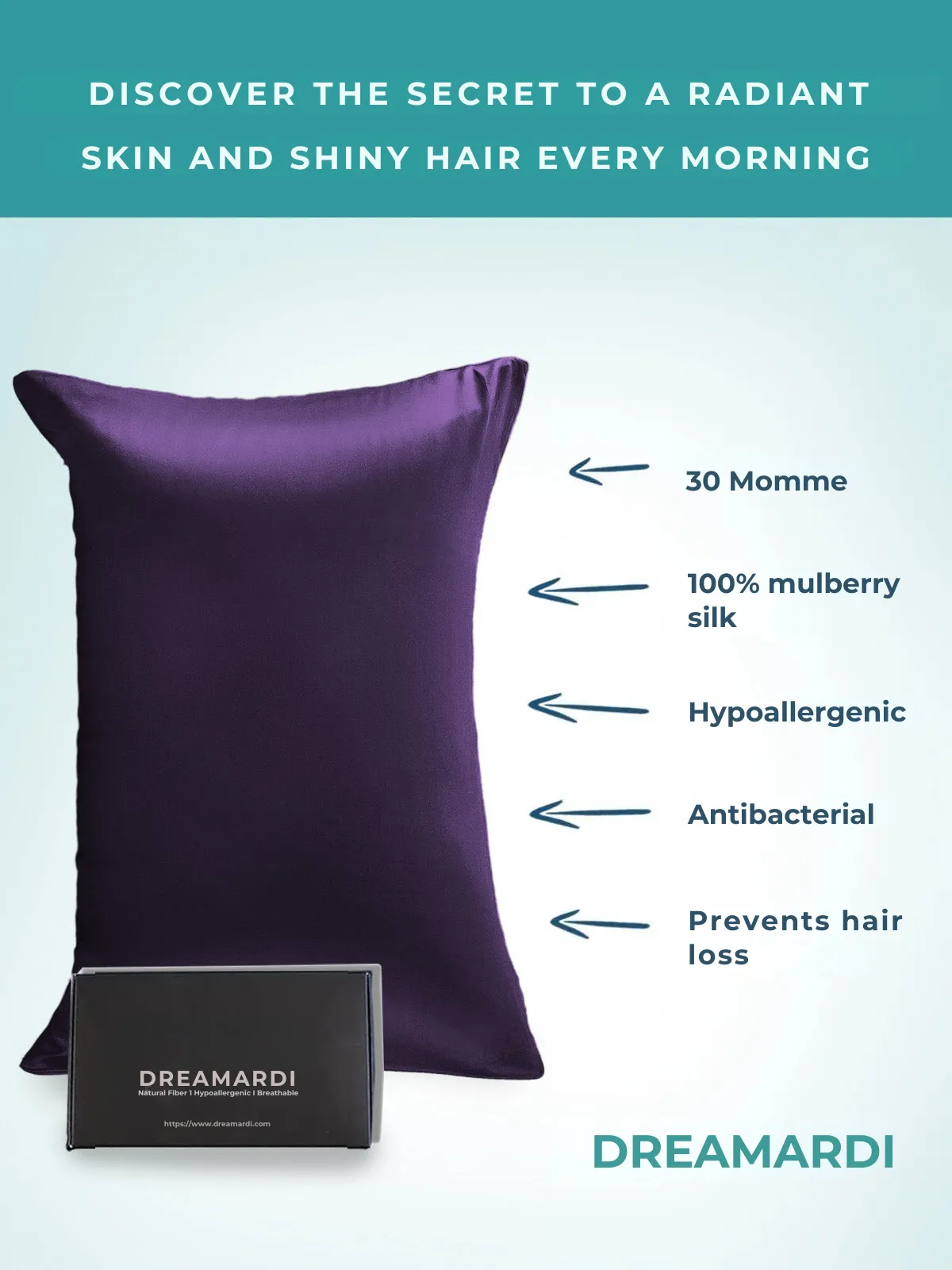 Discreet Hidden Zipper Pillowcase