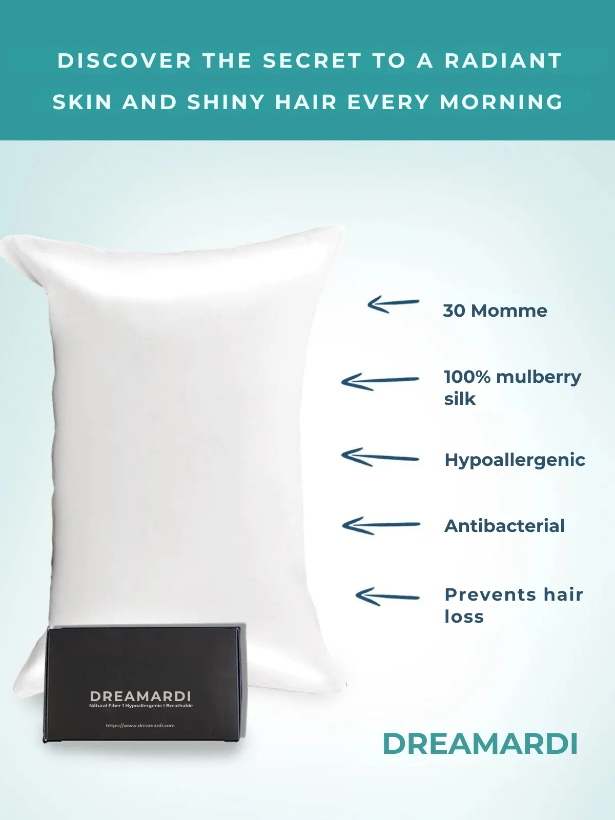Discreet Hidden Zipper Pillowcase