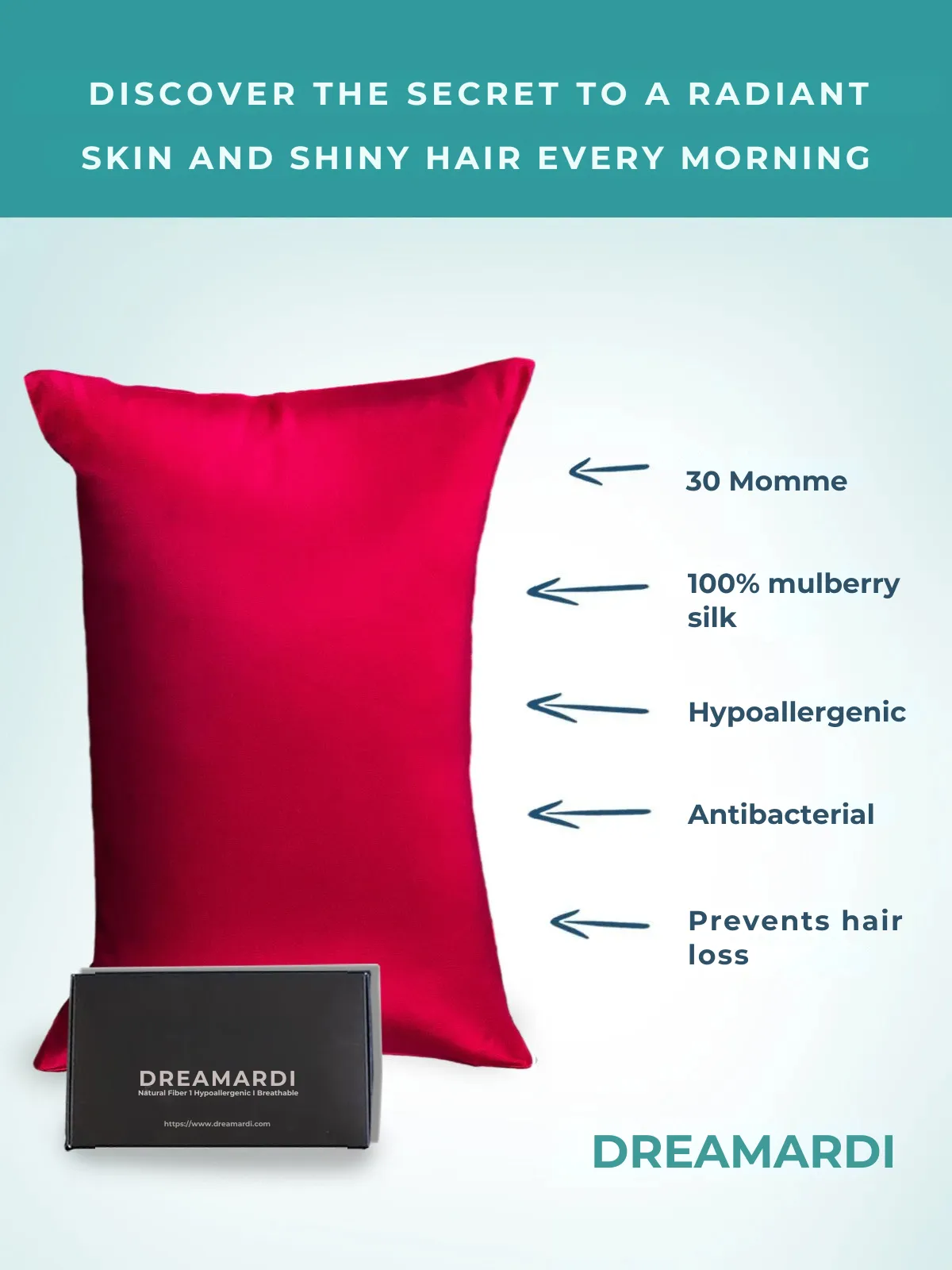 Discreet Hidden Zipper Pillowcase