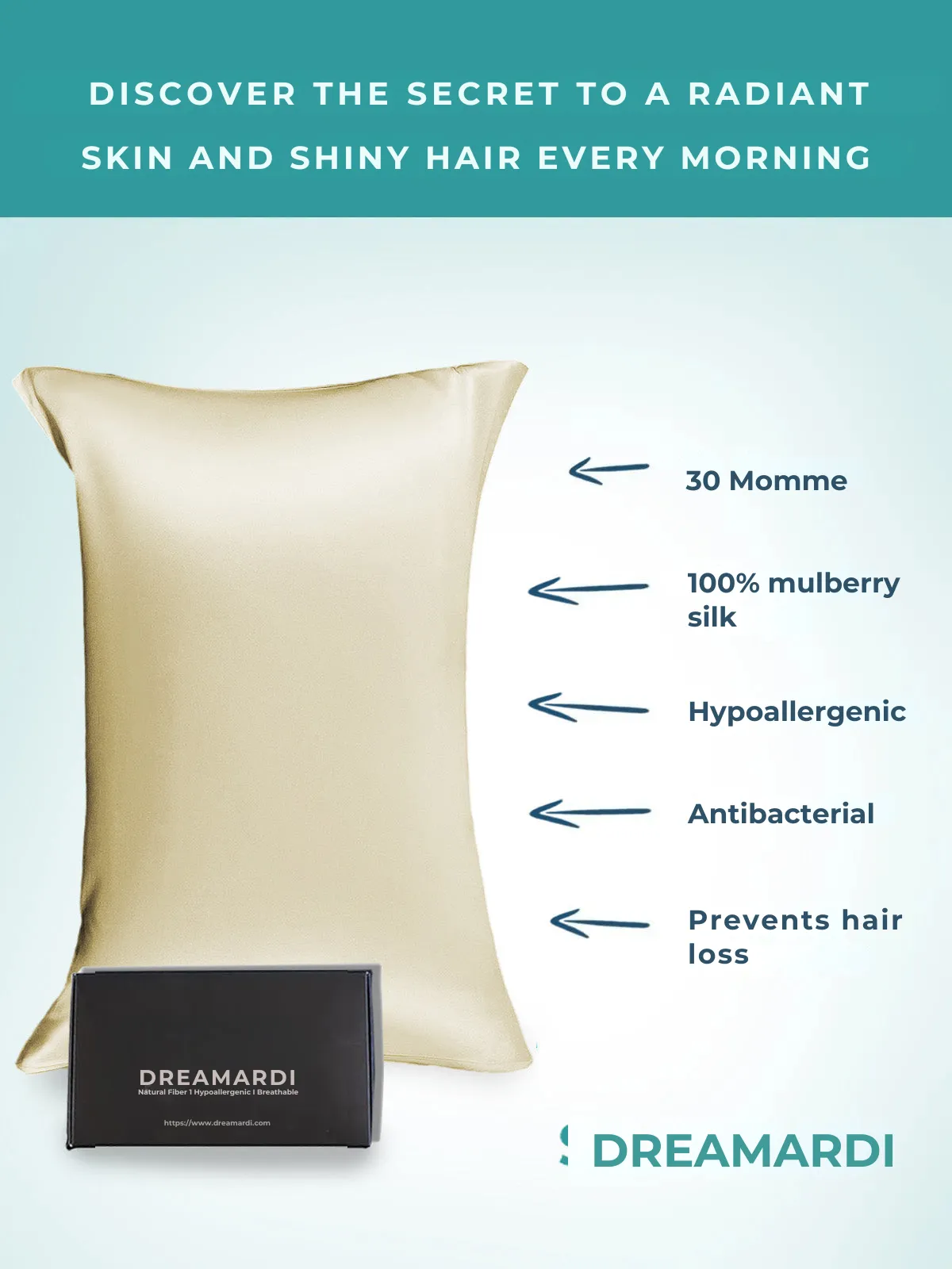 Discreet Hidden Zipper Pillowcase