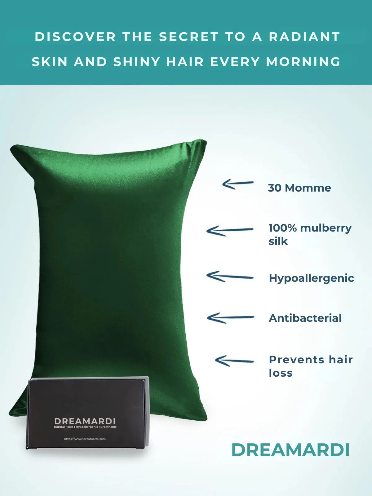 Discreet Hidden Zipper Pillowcase