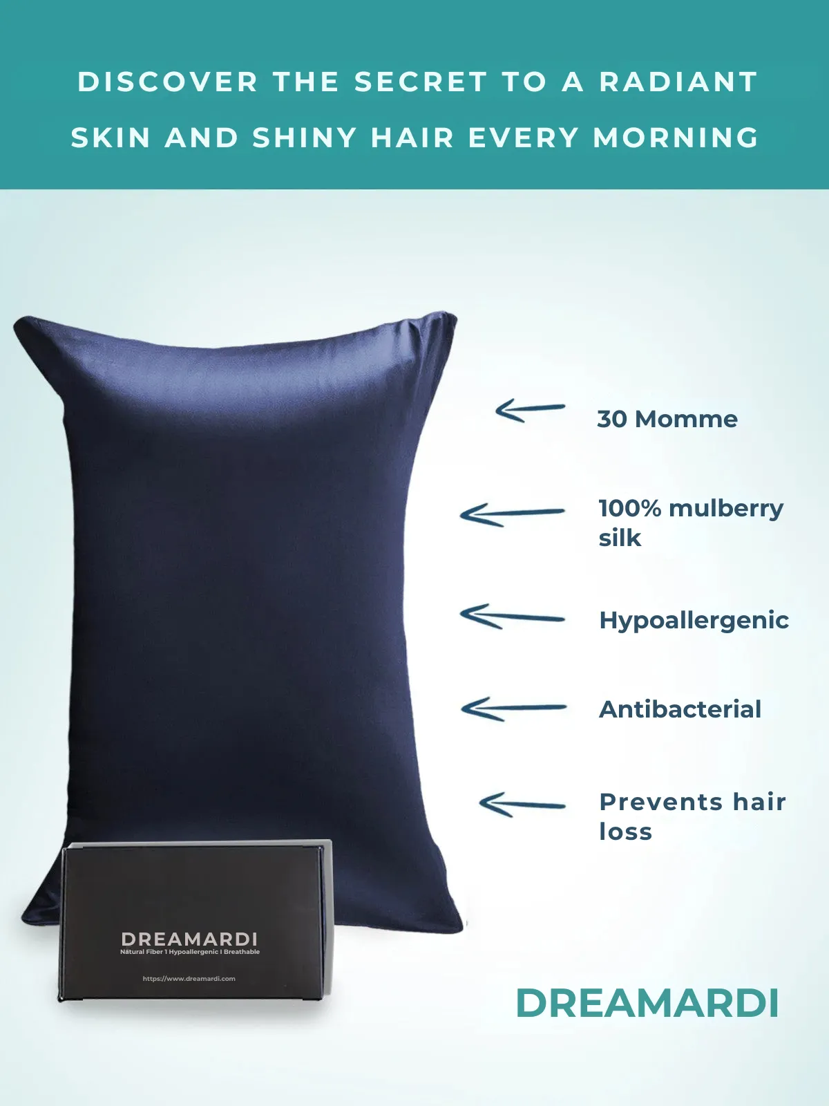 Discreet Hidden Zipper Pillowcase