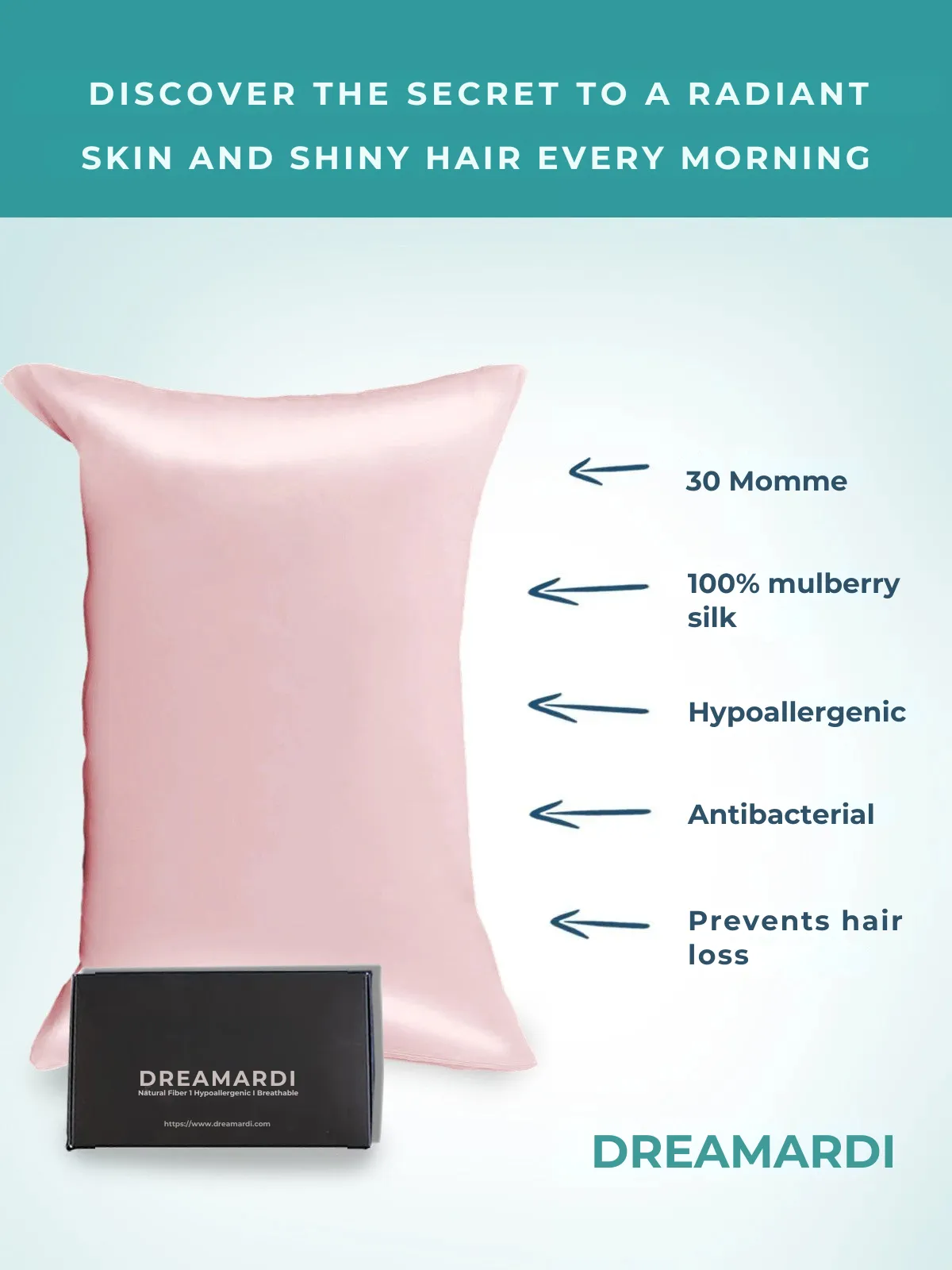 Discreet Hidden Zipper Pillowcase