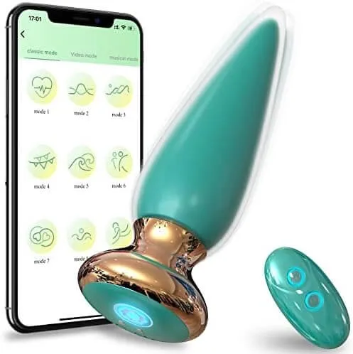 Ditto - App & Remote Controlled Luxury Rechargeable Vibrating Butt Plug 4.8 Inch