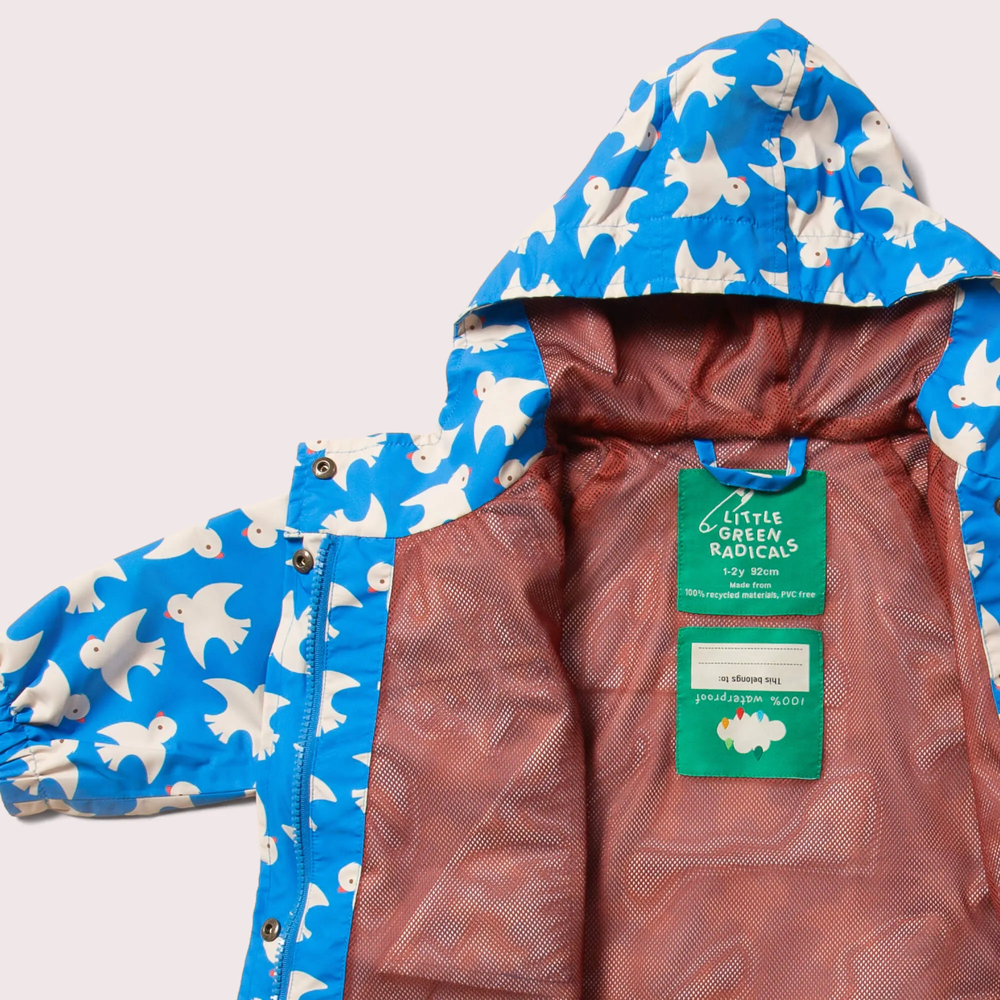 Diving And Splashing Recycled Waterproof Packaway Jacket