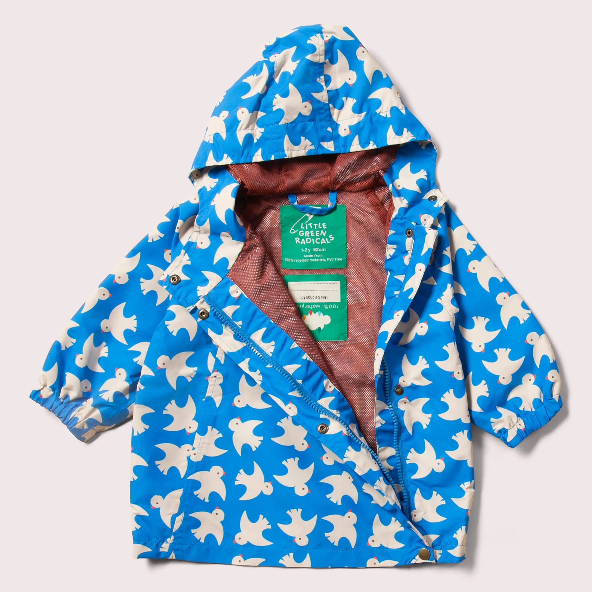 Diving And Splashing Recycled Waterproof Packaway Jacket