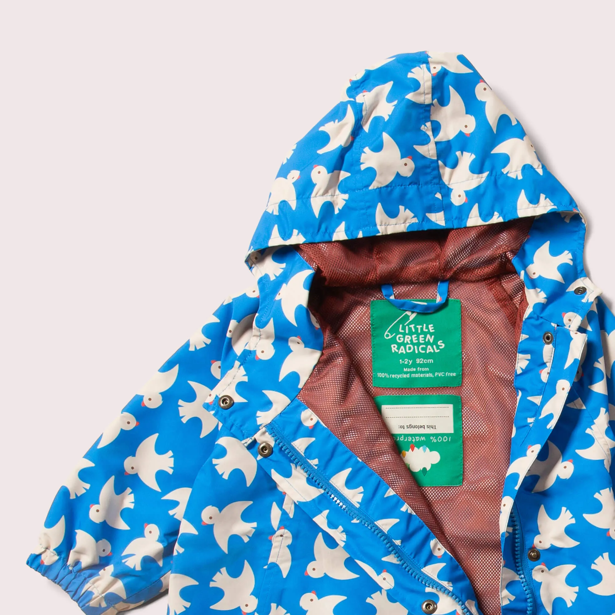 Diving And Splashing Recycled Waterproof Packaway Jacket