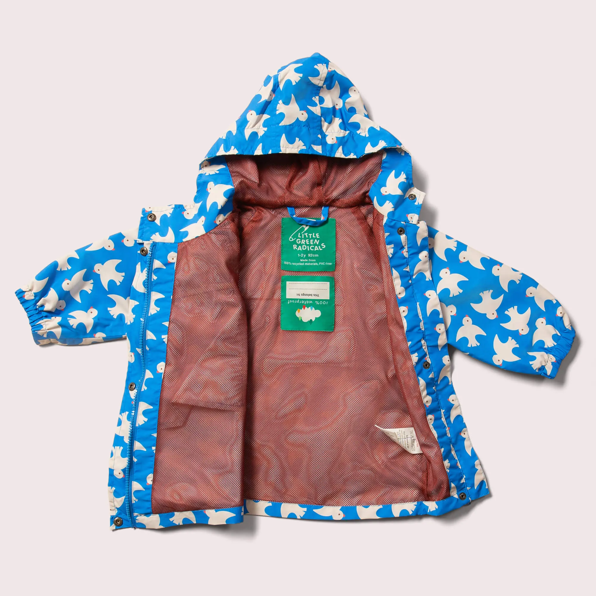 Diving And Splashing Recycled Waterproof Packaway Jacket