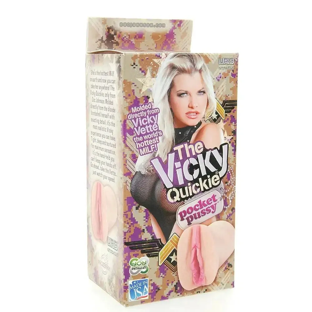 Doc Johnson Realistic Feel Flesh Pink Pocket Pussy Masturbator