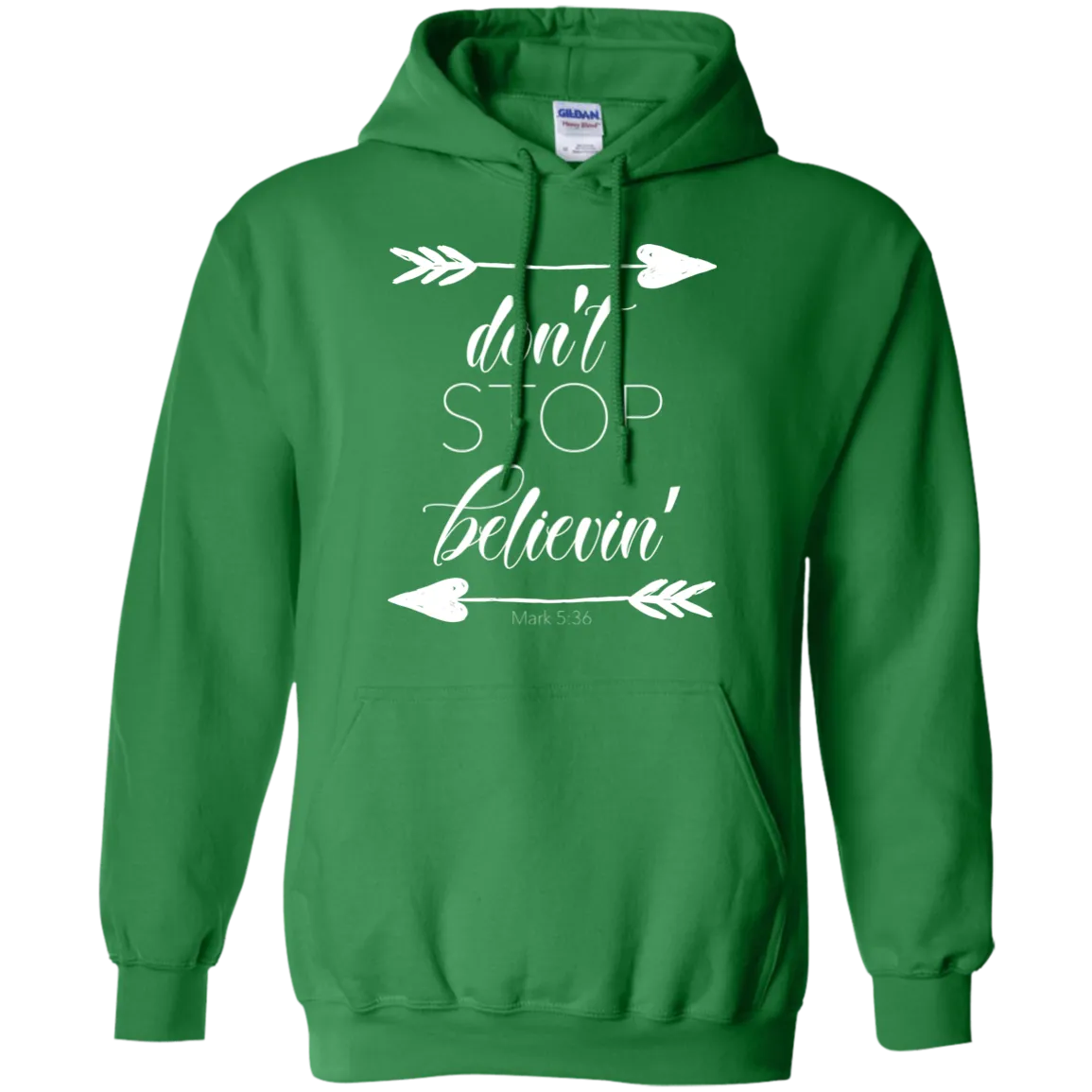 Don’t Stop Believin' Gildan Hoodie – Cozy, Inspiring, and Perfect for Any Adventure