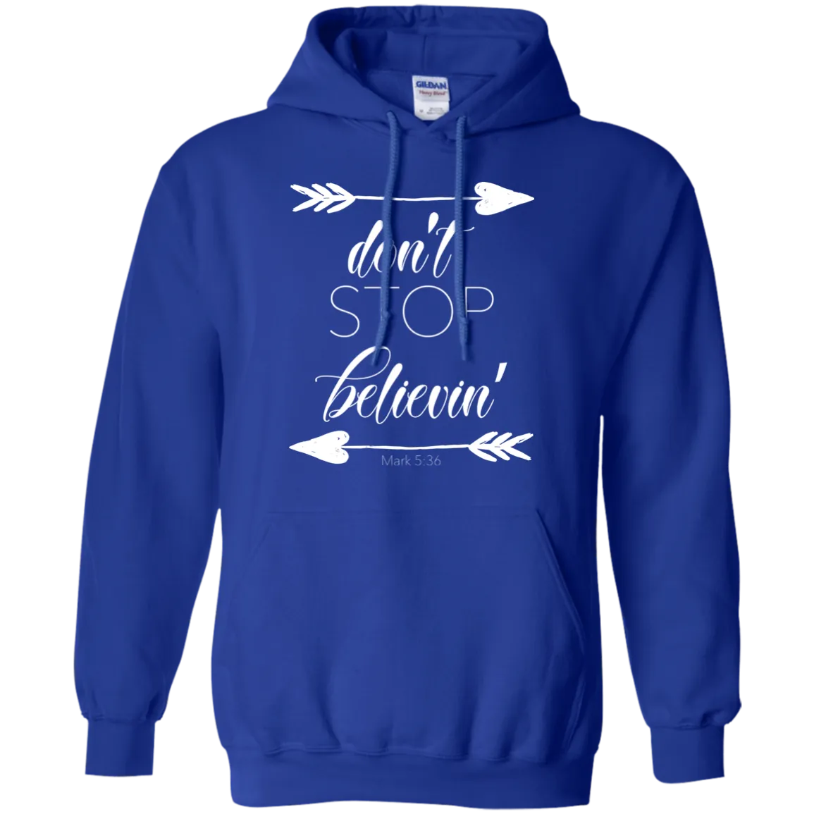 Don’t Stop Believin' Gildan Hoodie – Cozy, Inspiring, and Perfect for Any Adventure