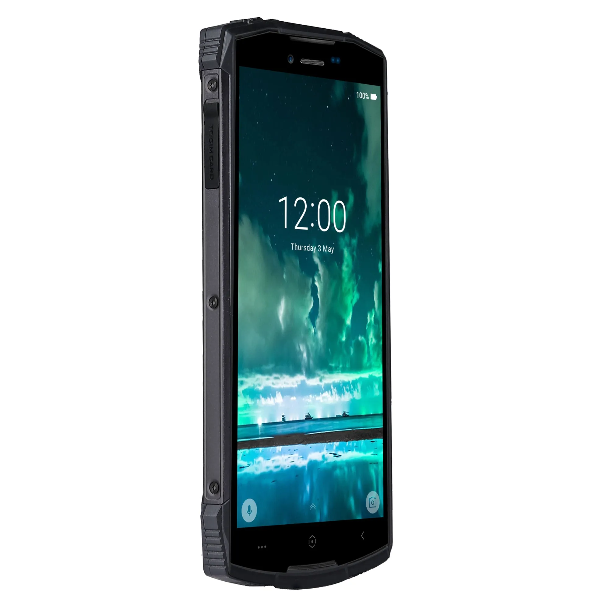 DOOGEE S55 Lite Smartphone Orange -  IP68 waterproof, Android 8.1, 2GB RAM, 16GB ROM,  MTK6739 Dual SIM Dual - Black